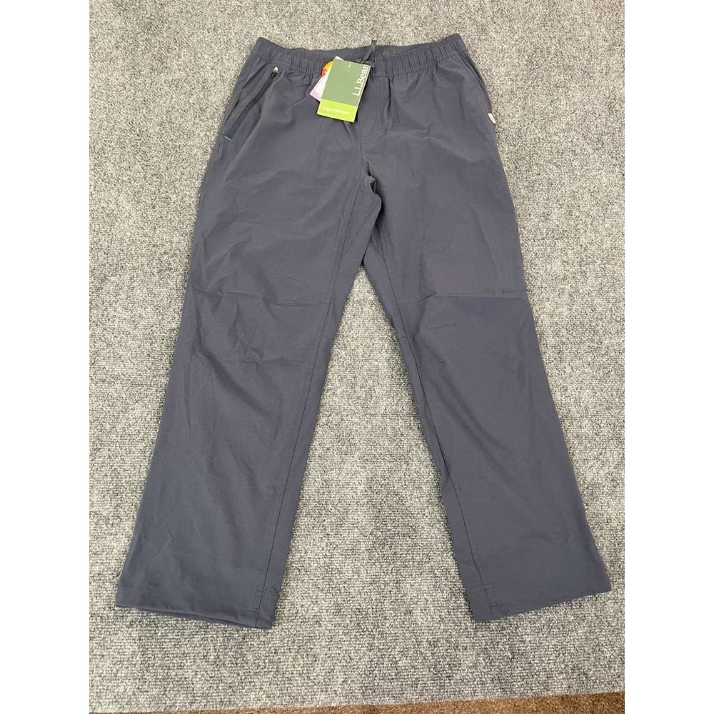 NWT L.L.Bean‎ Men's Multisport Pants, Drawstring Lightweight Size 28 Carbon Navy